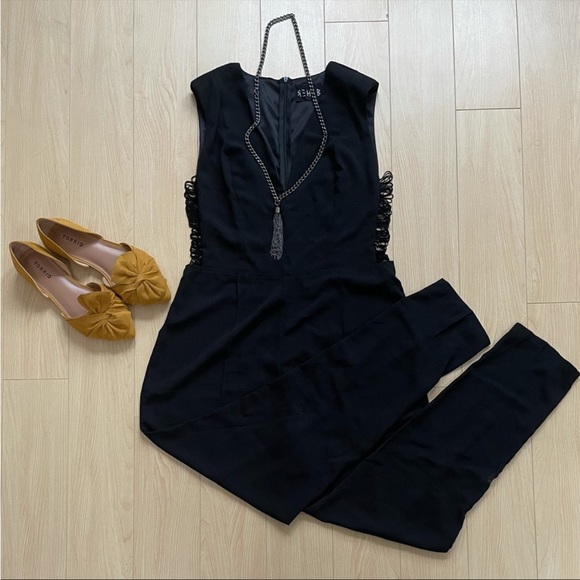 LAST WEEKEND here-Rehab v-neck jumpsuit with side detail- offers welcome! - Picture 2 of 6